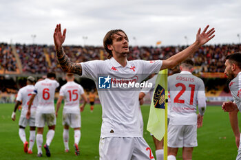 2024-10-20 - Andrea Colpani of Fiorentina celebrates after scoring a goal - US LECCE VS ACF FIORENTINA - ITALIAN SERIE A - SOCCER