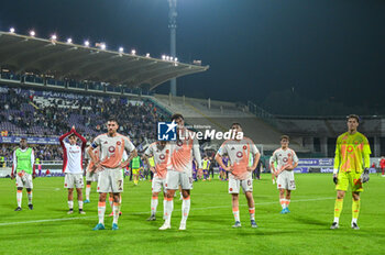 2024-10-27 - Lorenzo Pellegrini (Roma) and teammates apologize to his fans for the team's poor performance - ACF FIORENTINA VS AS ROMA - ITALIAN SERIE A - SOCCER