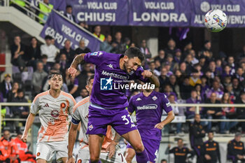 2024-10-27 - header of Danilo Cataldi (Fiorentina) - ACF FIORENTINA VS AS ROMA - ITALIAN SERIE A - SOCCER