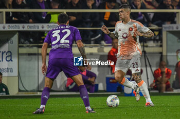 2024-10-27 - Gianluca Mancini (Roma) against Danilo Cataldi (Fiorentina) - ACF FIORENTINA VS AS ROMA - ITALIAN SERIE A - SOCCER