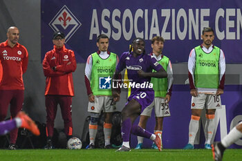 2024-10-27 - Moise Kean (Fiorentina) celebrates with teammates after scoring the 3-1 goal - ACF FIORENTINA VS AS ROMA - ITALIAN SERIE A - SOCCER