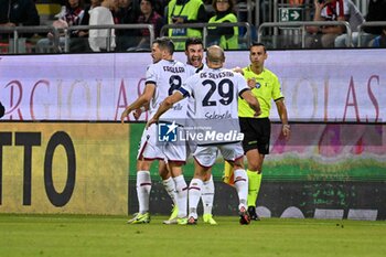 2024-10-29 - Ricardo Orsolini of Bologna FC, Esultanza, Joy After scoring goal, - CAGLIARI CALCIO VS BOLOGNA FC - ITALIAN SERIE A - SOCCER