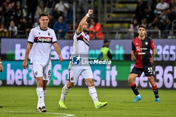 2024-10-29 - Ricardo Orsolini of Bologna FC, Esultanza, Joy After scoring goal, - CAGLIARI CALCIO VS BOLOGNA FC - ITALIAN SERIE A - SOCCER