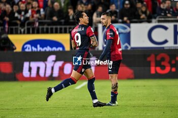 2024-10-29 - Gianluca Lapadula of Cagliari Calcio - CAGLIARI CALCIO VS BOLOGNA FC - ITALIAN SERIE A - SOCCER