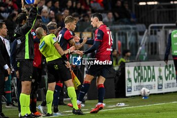 2024-10-29 - Nadir Zortea of Cagliari Calcio, - CAGLIARI CALCIO VS BOLOGNA FC - ITALIAN SERIE A - SOCCER