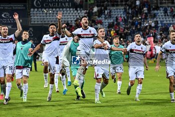 2024-10-29 - Team Bologna FC Esultanza, Joy, Postgame, Ricardo Orsolini of Bologna FC - CAGLIARI CALCIO VS BOLOGNA FC - ITALIAN SERIE A - SOCCER