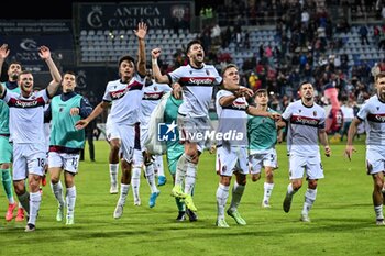 2024-10-29 - Team Bologna FC Esultanza, Joy, Postgame, Ricardo Orsolini of Bologna FC - CAGLIARI CALCIO VS BOLOGNA FC - ITALIAN SERIE A - SOCCER