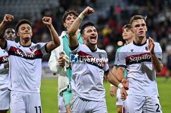 2024-10-29 - Team Bologna FC Esultanza, Joy, Postgame, Ricardo Orsolini of Bologna FC - CAGLIARI CALCIO VS BOLOGNA FC - ITALIAN SERIE A - SOCCER