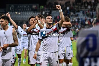 2024-10-29 - Team Bologna FC Esultanza, Joy, Postgame, Ricardo Orsolini of Bologna FC - CAGLIARI CALCIO VS BOLOGNA FC - ITALIAN SERIE A - SOCCER