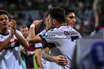 2024-10-29 - Team Bologna FC Esultanza, Joy, Postgame, Ricardo Orsolini of Bologna FC - CAGLIARI CALCIO VS BOLOGNA FC - ITALIAN SERIE A - SOCCER