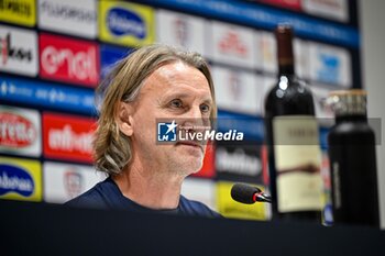 2024-10-29 - Davide Nicola Mister of Cagliari Calcio, Conferenza Stampa, Press Conference - CAGLIARI CALCIO VS BOLOGNA FC - ITALIAN SERIE A - SOCCER