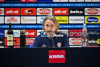 2024-10-29 - Davide Nicola Mister of Cagliari Calcio, Conferenza Stampa, Press Conference - CAGLIARI CALCIO VS BOLOGNA FC - ITALIAN SERIE A - SOCCER