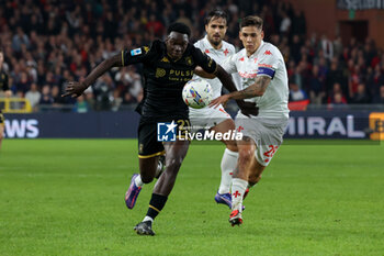 2024-10-31 - Serie A, Genova, Day 10, Stadio Ferraris, Genoa - Fiorentina, in the photo: Ekhator and Martinez Quarta - GENOA CFC VS ACF FIORENTINA - ITALIAN SERIE A - SOCCER