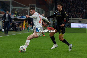 2024-10-31 - Serie A, Genova, Day 10, Stadio Ferraris, Genoa - Fiorentina, in the photo: Gosens and Vogliacco - GENOA CFC VS ACF FIORENTINA - ITALIAN SERIE A - SOCCER