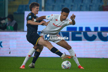 2024-10-31 - Serie A, Genova, Day 10, Stadio Ferraris, Genoa - Fiorentina, in the photo: Frendrup and Richardson - GENOA CFC VS ACF FIORENTINA - ITALIAN SERIE A - SOCCER