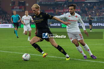 2024-10-31 - Serie A, Genova, Day 10, Stadio Ferraris, Genoa - Fiorentina, in the photo: Thorsby and Ranieri - GENOA CFC VS ACF FIORENTINA - ITALIAN SERIE A - SOCCER