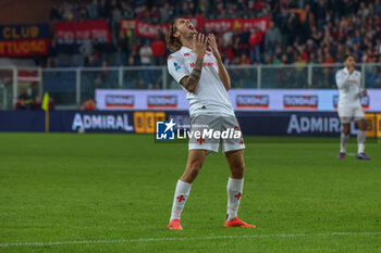 2024-10-31 - Serie A, Genova, Day 10, Stadio Ferraris, Genoa - Fiorentina, in the photo: delusion Colpani - GENOA CFC VS ACF FIORENTINA - ITALIAN SERIE A - SOCCER