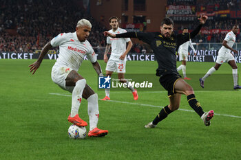 2024-10-31 - Serie A, Genova, Day 10, Stadio Ferraris, Genoa - Fiorentina, in the photo: Dodo and Martin - GENOA CFC VS ACF FIORENTINA - ITALIAN SERIE A - SOCCER