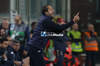 2024-10-31 - Serie A, Genova, Day 10, Stadio Ferraris, Genoa - Fiorentina, in the photo: mister Alberto Gilardino - GENOA CFC VS ACF FIORENTINA - ITALIAN SERIE A - SOCCER