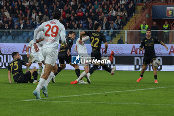 2024-10-31 - Serie A, Genova, Day 10, Stadio Ferraris, Genoa - Fiorentina, in the photo: goal Gosens - GENOA CFC VS ACF FIORENTINA - ITALIAN SERIE A - SOCCER