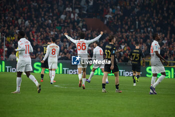 2024-10-31 - Serie A, Genova, Day 10, Stadio Ferraris, Genoa - Fiorentina, in the photo: Fiorentina end match - GENOA CFC VS ACF FIORENTINA - ITALIAN SERIE A - SOCCER