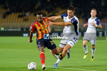 2024-10-29 - Lassana Coulibaly of US Lecce in action against Diego Coppola of Hellas Verona - US LECCE VS HELLAS VERONA FC - ITALIAN SERIE A - SOCCER