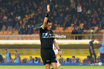 2024-10-29 - the referee Maurizio Mariani of Aprilia - US LECCE VS HELLAS VERONA FC - ITALIAN SERIE A - SOCCER