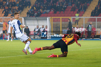 2024-10-29 - Patrick Dorgu of US Lecce scores a goal of 1-0 - US LECCE VS HELLAS VERONA FC - ITALIAN SERIE A - SOCCER