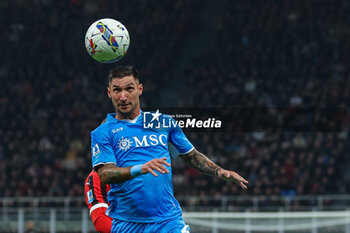 2024-10-29 - Matteo Politano of SSC Napoli seen in action during Serie A 2024/25 football match between AC Milan and SSC Napoli at San Siro Stadium - AC MILAN VS SSC NAPOLI - ITALIAN SERIE A - SOCCER