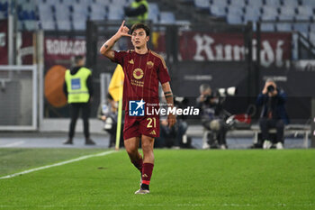 2024-10-31 - Paulo Dybala of A.S. Roma celebrates after scoring the gol of 1-0 during the 10th day of the Serie A Championship between A.S. Roma and Torino F.C. at the Olympic Stadium on October 31, 2024 in Rome, Italy. - AS ROMA VS TORINO FC - ITALIAN SERIE A - SOCCER