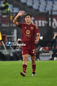 2024-10-31 - Paulo Dybala of A.S. Roma celebrates after scoring the gol of 1-0 during the 10th day of the Serie A Championship between A.S. Roma and Torino F.C. at the Olympic Stadium on October 31, 2024 in Rome, Italy. - AS ROMA VS TORINO FC - ITALIAN SERIE A - SOCCER