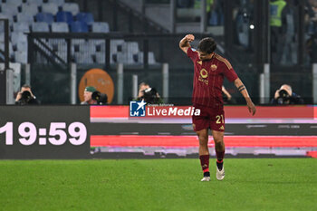 2024-10-31 - Paulo Dybala of A.S. Roma celebrates after scoring the gol of 1-0 during the 10th day of the Serie A Championship between A.S. Roma and Torino F.C. at the Olympic Stadium on October 31, 2024 in Rome, Italy. - AS ROMA VS TORINO FC - ITALIAN SERIE A - SOCCER