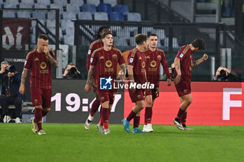 2024-10-31 - Paulo Dybala of A.S. Roma celebrates after scoring the gol of 1-0 during the 10th day of the Serie A Championship between A.S. Roma and Torino F.C. at the Olympic Stadium on October 31, 2024 in Rome, Italy. - AS ROMA VS TORINO FC - ITALIAN SERIE A - SOCCER