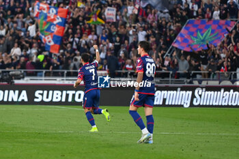 2024-11-02 - Riccardo Orsolini (bologna fc) celebratring his goal - BOLOGNA FC VS US LECCE - ITALIAN SERIE A - SOCCER