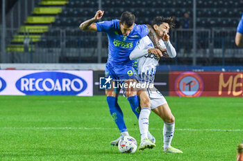 2024-11-04 - Pietro Pellegri (Empoli) hampered by Federico Barba (Como) - EMPOLI FC VS COMO 1907 - ITALIAN SERIE A - SOCCER