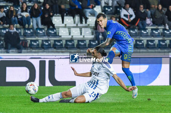 2024-11-04 - Pietro Pellegri (Empoli) scores the goal of 1 - 0 - EMPOLI FC VS COMO 1907 - ITALIAN SERIE A - SOCCER