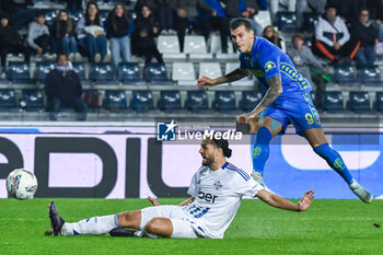 2024-11-04 - Pietro Pellegri (Empoli) scores the goal of 1 - 0 - EMPOLI FC VS COMO 1907 - ITALIAN SERIE A - SOCCER