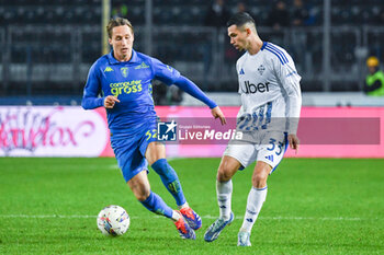 2024-11-04 - Nicolas Haas (Empoli) hampered by Lucas Da Cunha (Como) - EMPOLI FC VS COMO 1907 - ITALIAN SERIE A - SOCCER