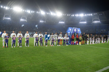 2024-11-04 - Line up during the Italian Football Championship League A 2024/2025 match between SS Lazio vs Cagliari Calcio at the Olimpic Stadium in Rome on 04 November 2024. - SS LAZIO VS CAGLIARI CALCIO - ITALIAN SERIE A - SOCCER