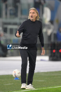 2024-11-04 - Cagliari's head coach Davide Nicola during the Italian Football Championship League A 2024/2025 match between SS Lazio vs Cagliari Calcio at the Olimpic Stadium in Rome on 04 November 2024. - SS LAZIO VS CAGLIARI CALCIO - ITALIAN SERIE A - SOCCER