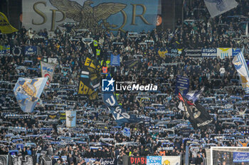 2024-11-04 - SS Lazio supporter during the Italian Football Championship League A 2024/2025 match between SS Lazio vs Cagliari Calcio at the Olimpic Stadium in Rome on 04 November 2024. - SS LAZIO VS CAGLIARI CALCIO - ITALIAN SERIE A - SOCCER