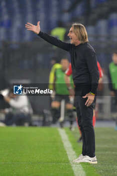 2024-11-04 - Cagliari's head coach Davide Nicola during the Italian Football Championship League A 2024/2025 match between SS Lazio vs Cagliari Calcio at the Olimpic Stadium in Rome on 04 November 2024. - SS LAZIO VS CAGLIARI CALCIO - ITALIAN SERIE A - SOCCER