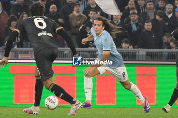 2024-11-04 - Lazio’s Matteo Guendouzi during the Italian Football Championship League A 2024/2025 match between SS Lazio vs Cagliari Calcio at the Olimpic Stadium in Rome on 04 November 2024. - SS LAZIO VS CAGLIARI CALCIO - ITALIAN SERIE A - SOCCER