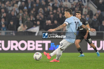 2024-11-04 - Lazio’s Mattia Zaccagni goal 2-1 during the Italian Football Championship League A 2024/2025 match between SS Lazio vs Cagliari Calcio at the Olimpic Stadium in Rome on 04 November 2024. - SS LAZIO VS CAGLIARI CALCIO - ITALIAN SERIE A - SOCCER