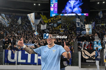 2024-11-04 - Lazio’s Luca Pellegrini during the Italian Football Championship League A 2024/2025 match between SS Lazio vs Cagliari Calcio at the Olimpic Stadium in Rome on 04 November 2024. - SS LAZIO VS CAGLIARI CALCIO - ITALIAN SERIE A - SOCCER