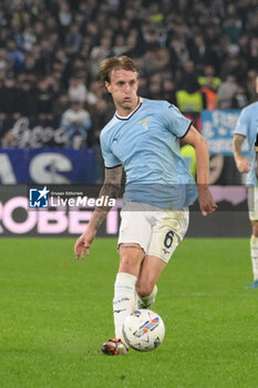 2024-11-04 - Lazio’s Nicolo’ Rovella during the Italian Football Championship League A 2024/2025 match between SS Lazio vs Cagliari Calcio at the Olimpic Stadium in Rome on 04 November 2024. - SS LAZIO VS CAGLIARI CALCIO - ITALIAN SERIE A - SOCCER