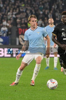 2024-11-04 - Lazio’s Nicolo’ Rovella during the Italian Football Championship League A 2024/2025 match between SS Lazio vs Cagliari Calcio at the Olimpic Stadium in Rome on 04 November 2024. - SS LAZIO VS CAGLIARI CALCIO - ITALIAN SERIE A - SOCCER