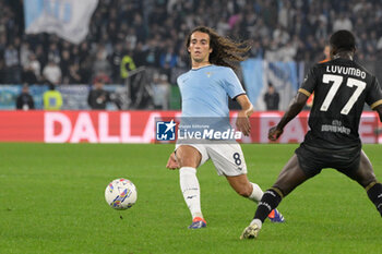 2024-11-04 - Lazio’s Matteo Guendouzi during the Italian Football Championship League A 2024/2025 match between SS Lazio vs Cagliari Calcio at the Olimpic Stadium in Rome on 04 November 2024. - SS LAZIO VS CAGLIARI CALCIO - ITALIAN SERIE A - SOCCER