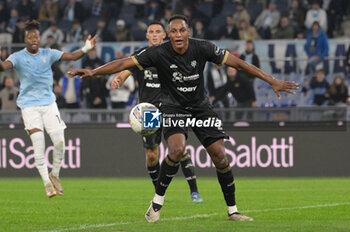 2024-11-04 - Cagliari's Yerry Mina during the Italian Football Championship League A 2024/2025 match between SS Lazio vs Cagliari Calcio at the Olimpic Stadium in Rome on 04 November 2024. - SS LAZIO VS CAGLIARI CALCIO - ITALIAN SERIE A - SOCCER