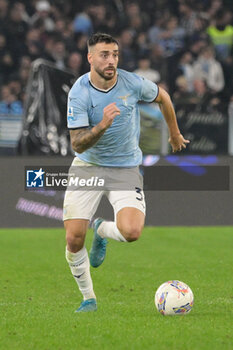 2024-11-04 - Lazio’s Mario Gila during the Italian Football Championship League A 2024/2025 match between SS Lazio vs Cagliari Calcio at the Olimpic Stadium in Rome on 04 November 2024. - SS LAZIO VS CAGLIARI CALCIO - ITALIAN SERIE A - SOCCER